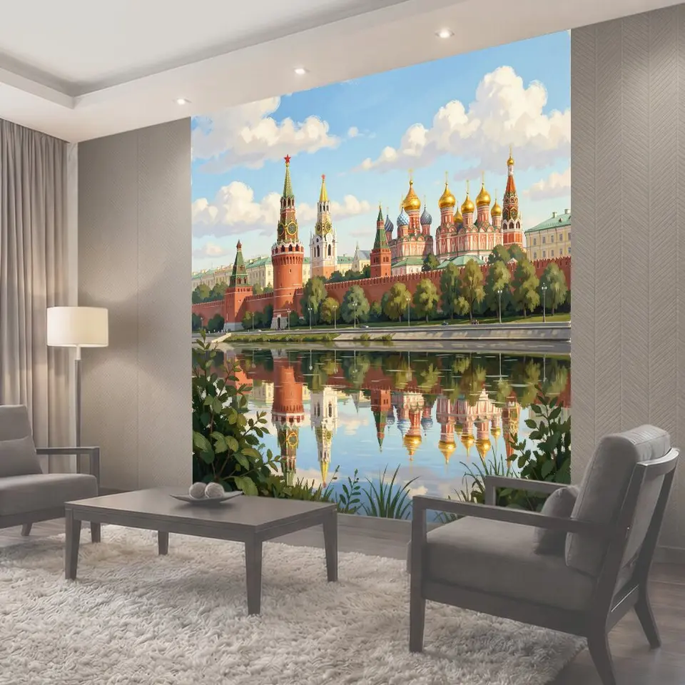 Фотообои Вид на Кремль и собор