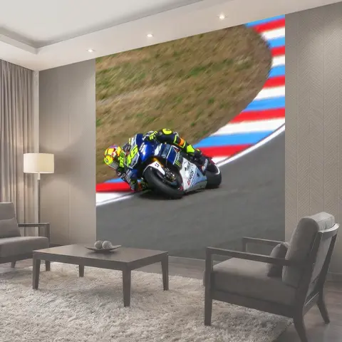 Фотообои Валентино росси, yamaha, motogp