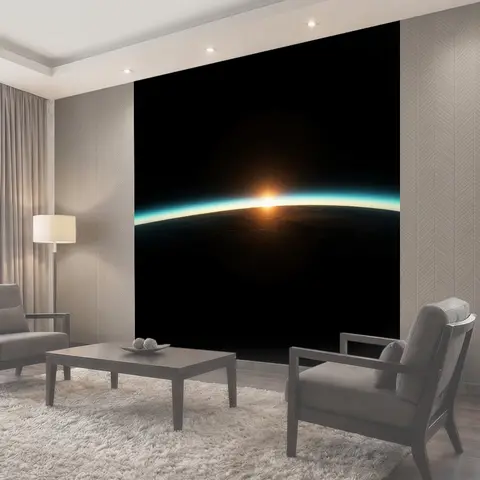Фотообои Восход над земным горизонтом