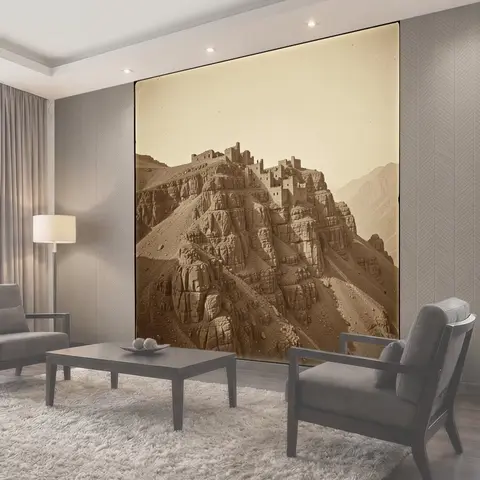 Фотообои Старинная крепость в горах