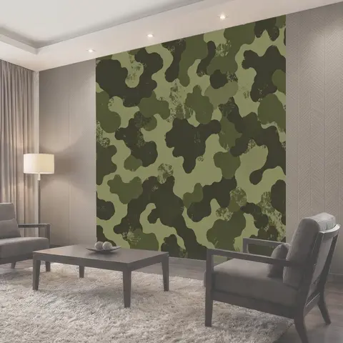 Фотообои Армейский камуфляж в хаки