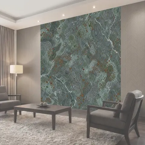 Фотообои Мраморная текстура с медными прожилками