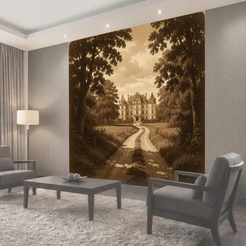 Фотообои Усадьба в старинном парке