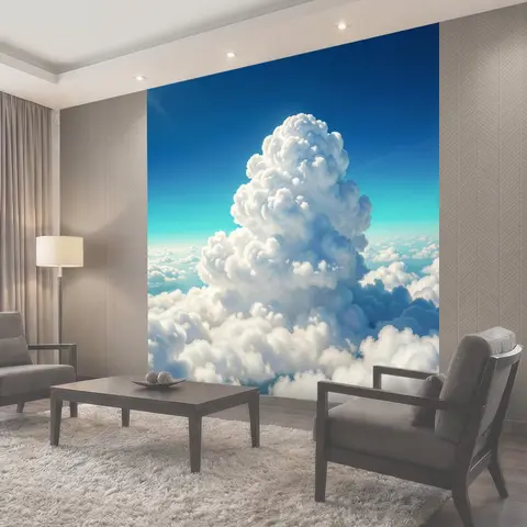Фотообои Небесные облака над горизонтом