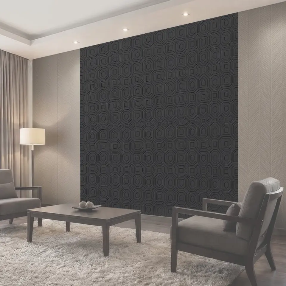 Фотообои Геометрический 3D-паттерн с сотами