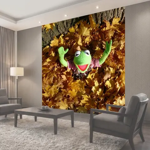 Фотообои Кермит, зеленый, лягушка