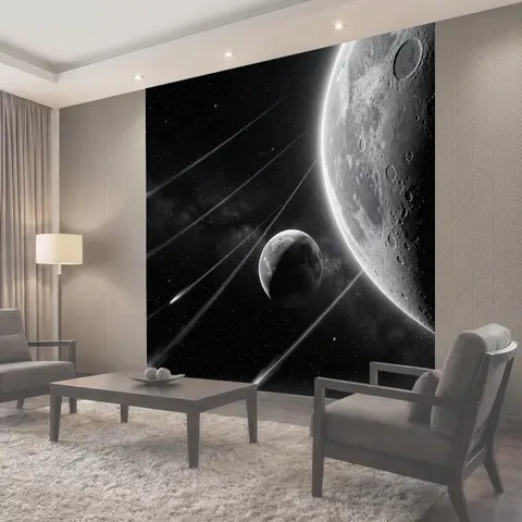 Фотообои Космический пейзаж с планетами