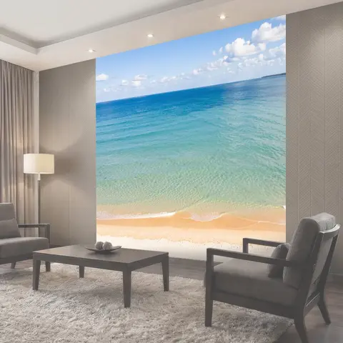 Фотообои Тропический берег и бирюзовое море