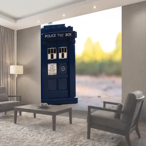 Фотообои Тардис, doctor who, лондон