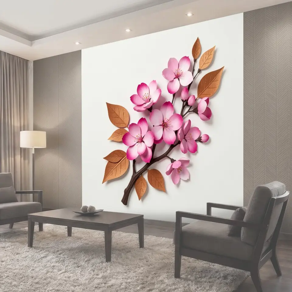 Фотообои Цветущая ветка сакуры