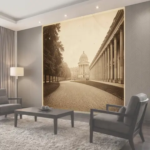 Фотообои Старинный парк с ротондой