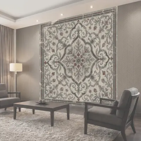 Фотообои Винтажный цветочный дамаск