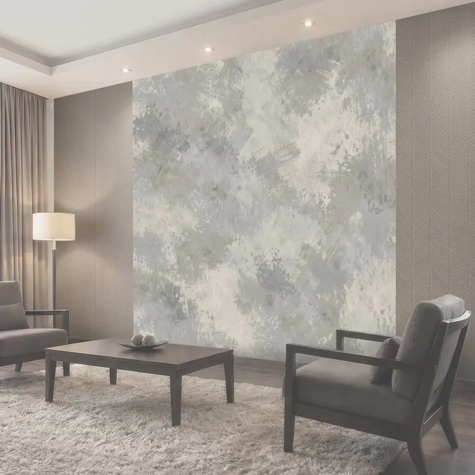 Фотообои Серый цементный эффект с потертостями