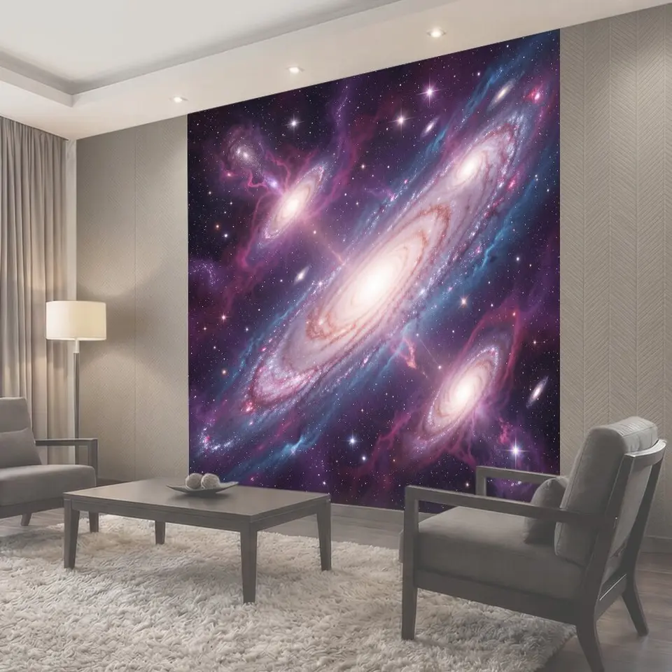 Фотообои Космические галактики в туманности