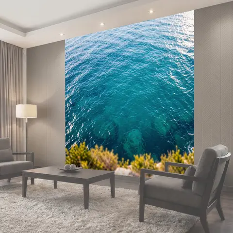 Фотообои Бирюзовое море у скал