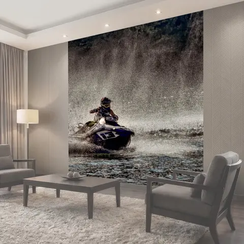 Фотообои Водные лыжи, гидроцикл гонки, моторспорт а о