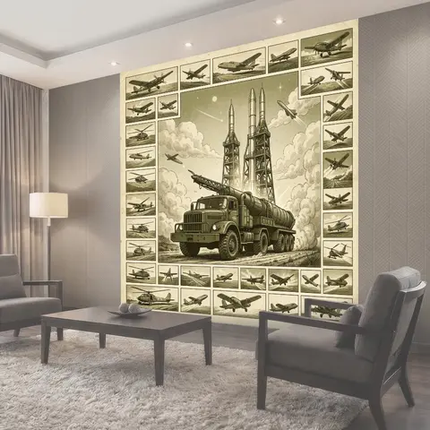 Фотообои Ракетный комплекс и авиация