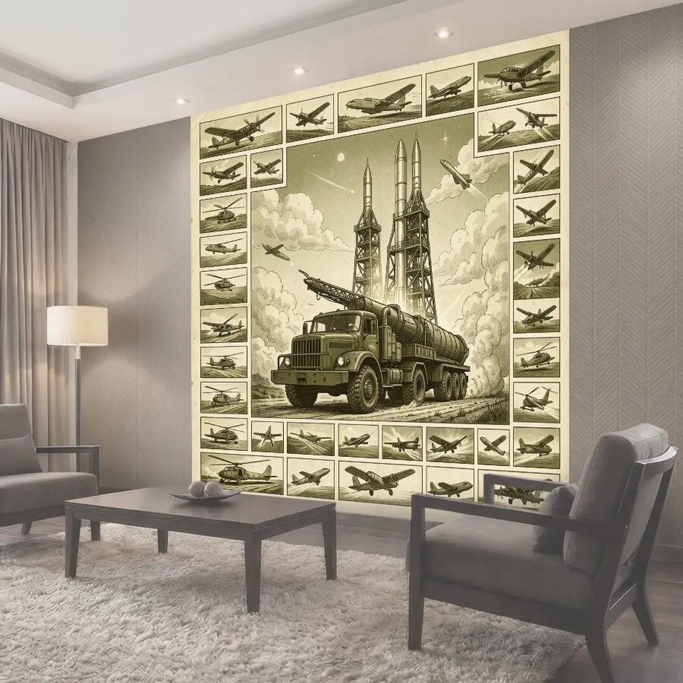 Фотообои Ракетный комплекс и авиация
