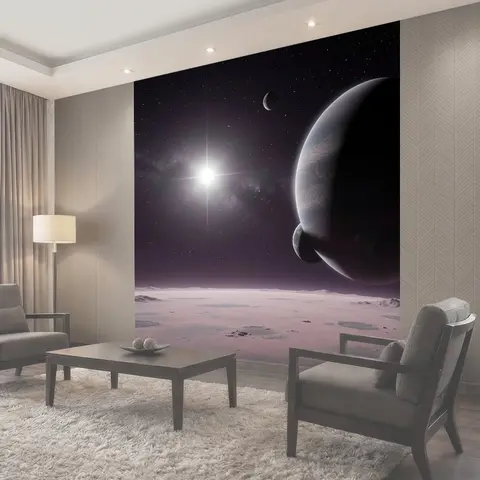 Фотообои Космический пейзаж с планетами