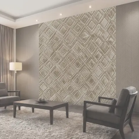 Фотообои Фактурный зигзаг с ромбами