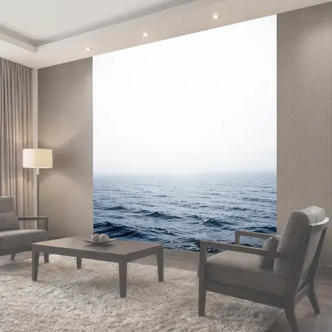 Фотообои Спокойное море в тумане