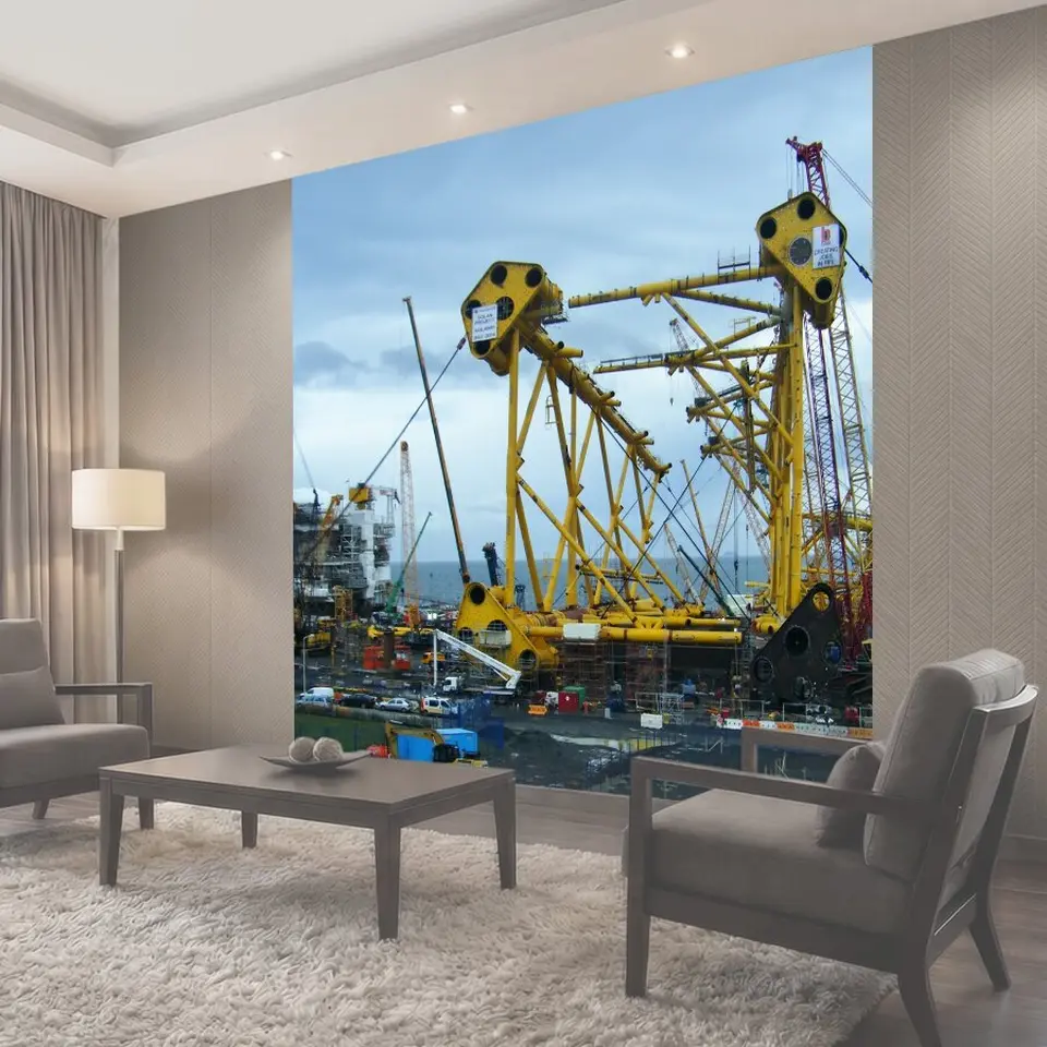 Фотообои Solan project, верфь, нефтяной вышке