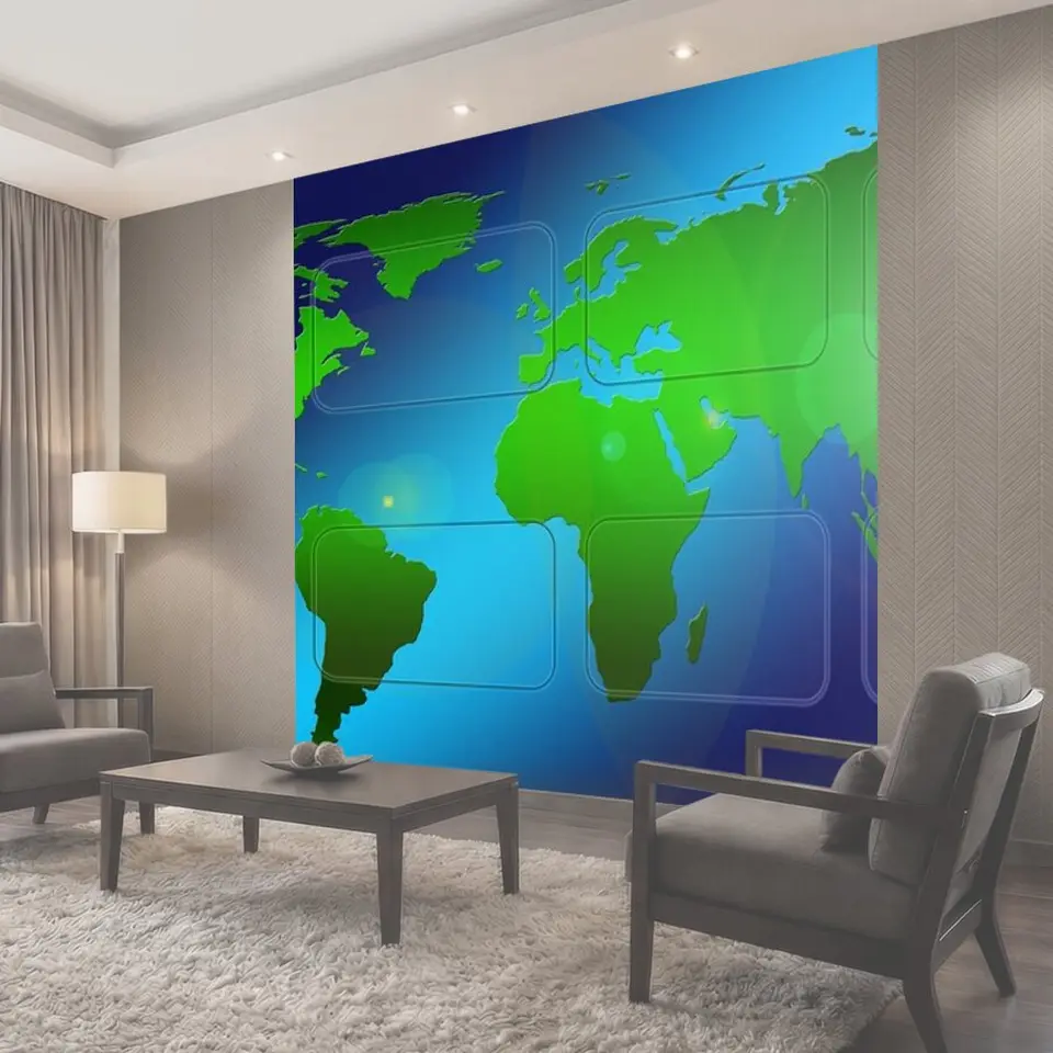 Фотообои Континенты, корея, северная корея