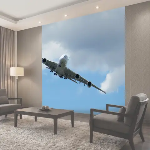 Фотообои Самолет, airbus, a380