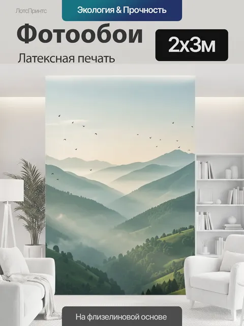 200 × 300 см · Латексная печать