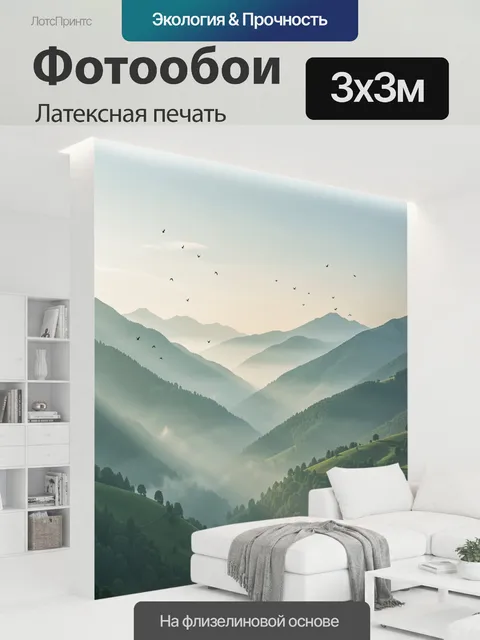 300 × 300 см · Латексная печать