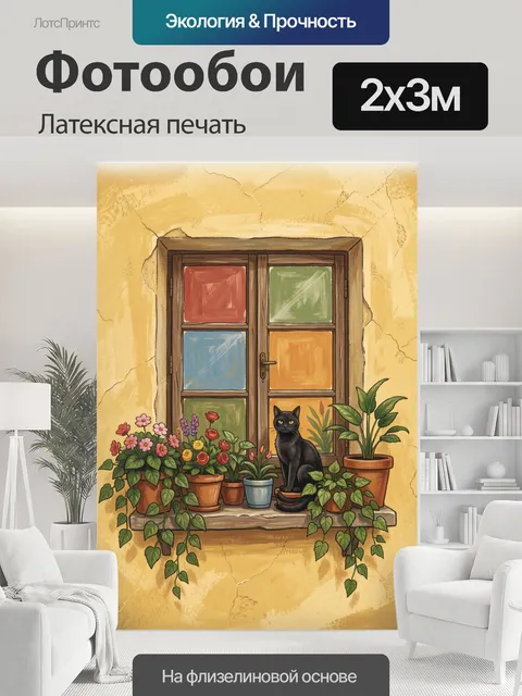 200 × 300 см · Латексная печать