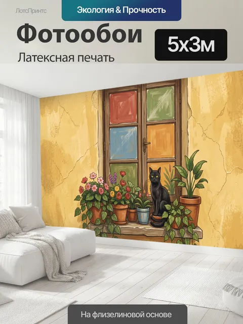 500 × 300 см · Латексная печать
