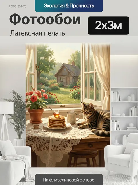 200 × 300 см · Латексная печать