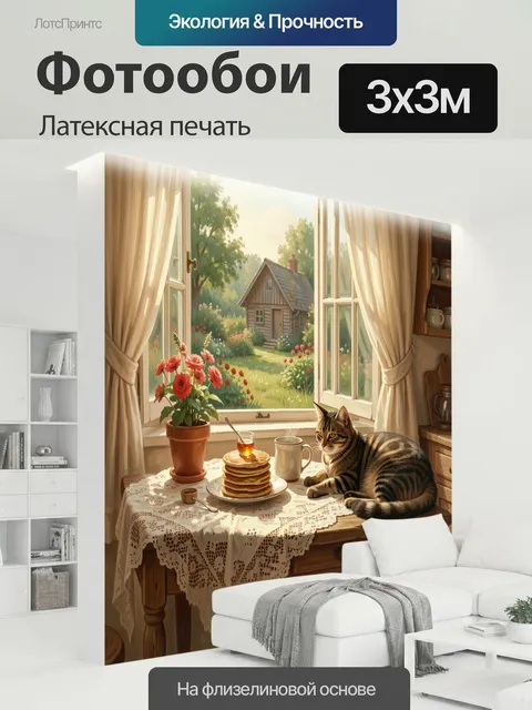 300 × 300 см · Латексная печать