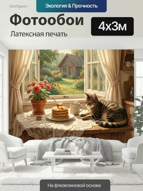 400 × 300 см · Латексная печать