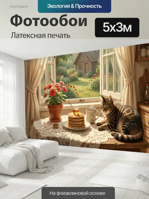 500 × 300 см · Латексная печать