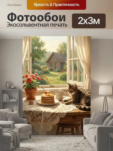 200 × 300 см · Экосольвентная печать