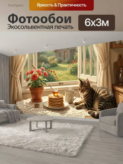 600 × 300 см · Экосольвентная печать