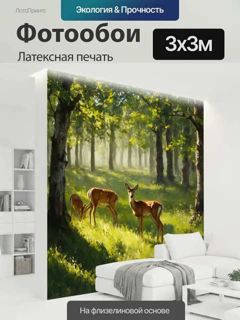 300 × 300 см · Латексная печать