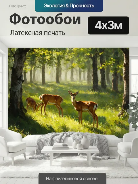 400 × 300 см · Латексная печать