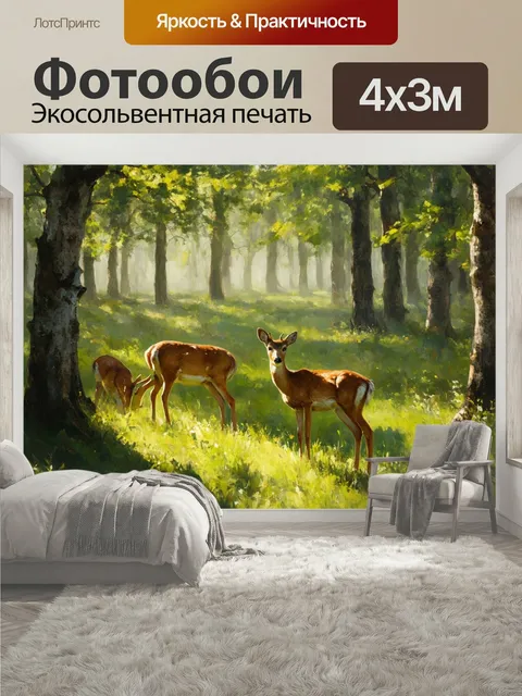 400 × 300 см · Экосольвентная печать