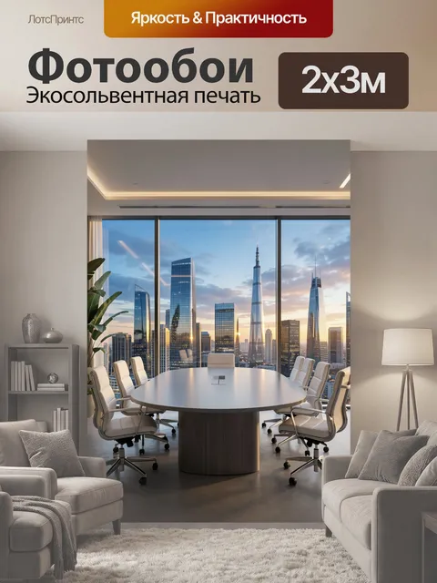 200 × 300 см · Экосольвентная печать