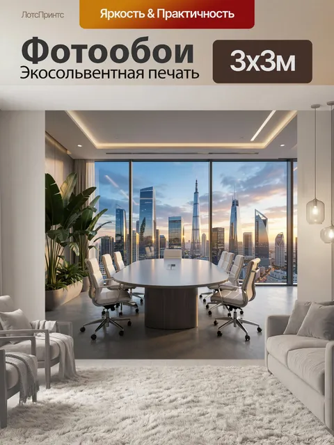 300 × 300 см · Экосольвентная печать