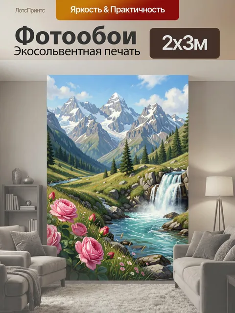 200 × 300 см · Экосольвентная печать