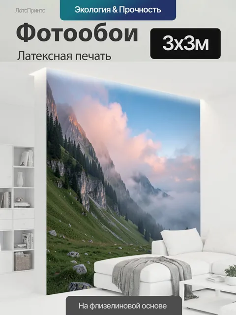 300 × 300 см · Латексная печать