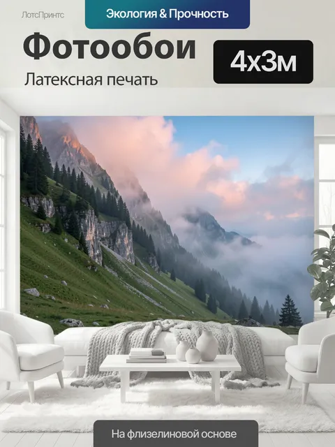 400 × 300 см · Латексная печать