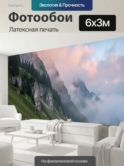 600 × 300 см · Латексная печать