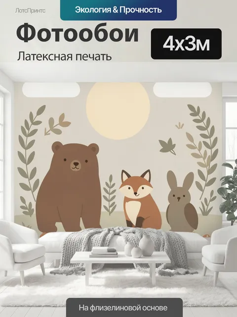 400 × 300 см · Латексная печать
