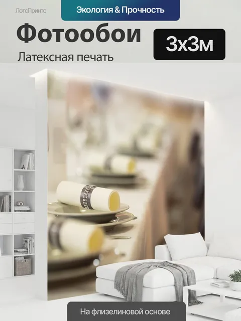 300 × 300 см · Латексная печать