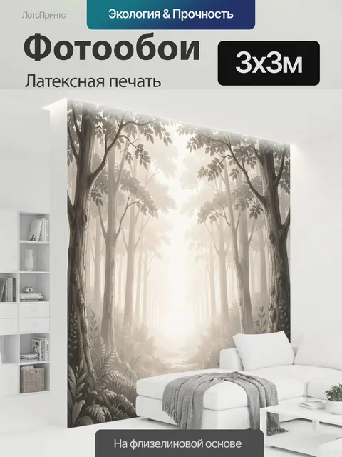 300 × 300 см · Латексная печать